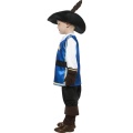 Dětský kostým Mušketýra - modrý