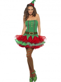Kostým Sexy vánoční elfka