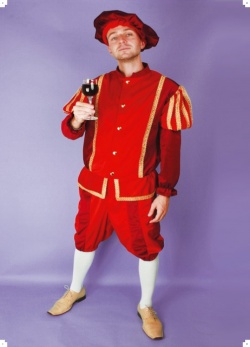 Kostým Pohádkový princ - rudý