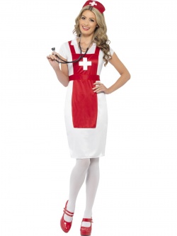 Kostým Zdravotní sestřička - červená